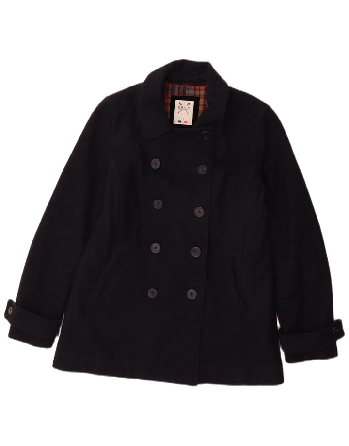 Crew Clothing Chaquetón para mujer UK 40 Lana azul marino mediana