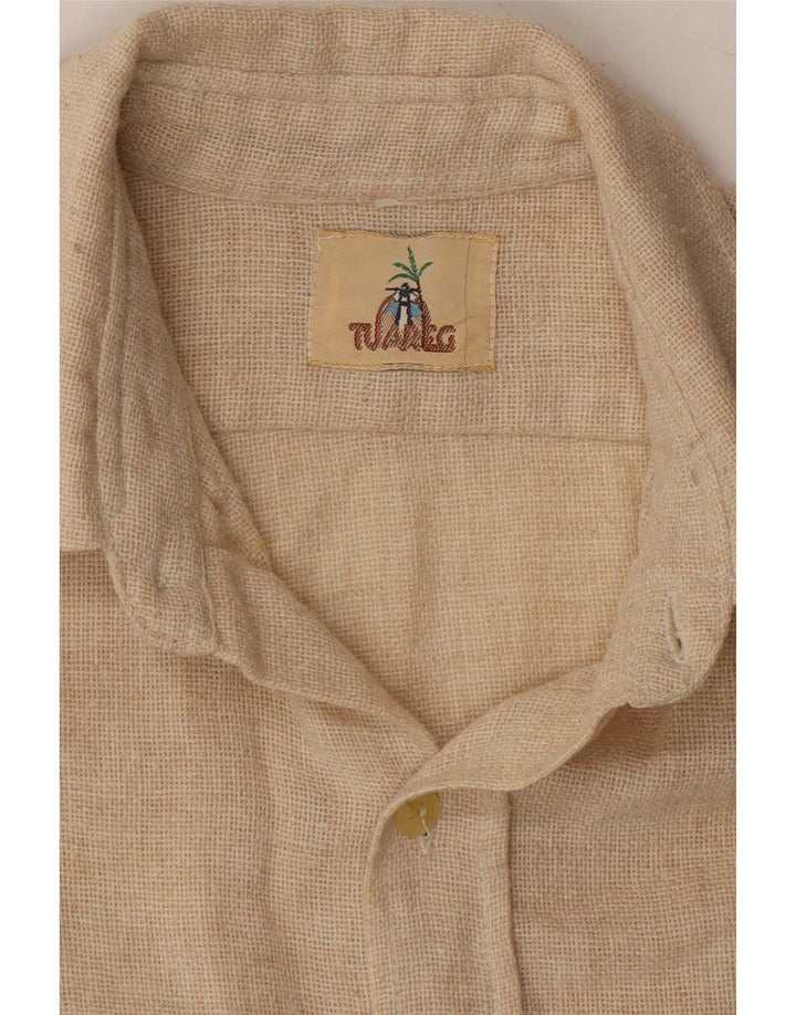 Camisa Tuareg para hombre Small Beige