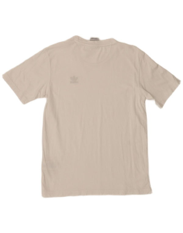 Adidas Hombre Camiseta Top Small Blanco Algodón