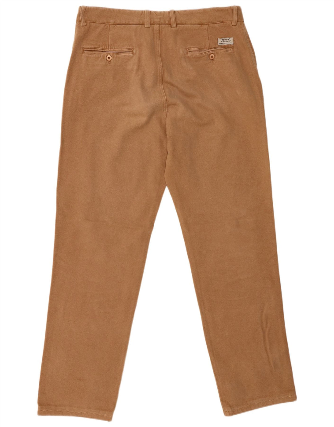 AVIREX Pantalón chino recto para hombre W36 L31 Algodón marrón
