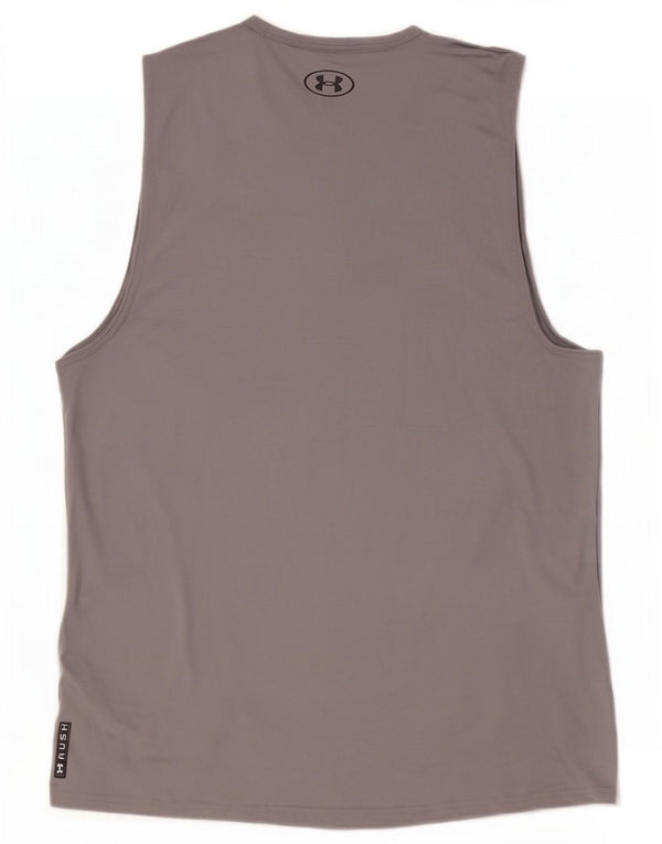 Under Armour Hombre Chaleco Top Poliéster Gris Medio