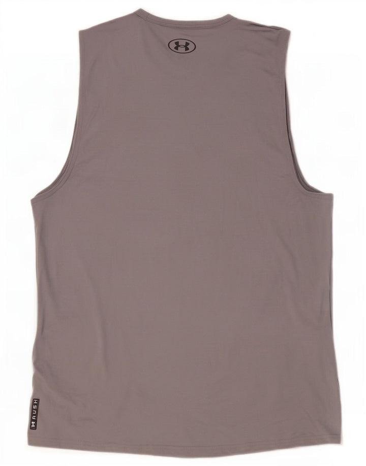 Under Armour Hombre Chaleco Top Poliéster Gris Medio