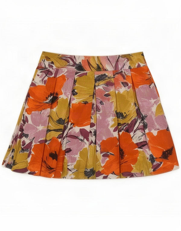 Vintage Womens High Waist Wide Leg Shorts XS W25 Multicoloured Floral