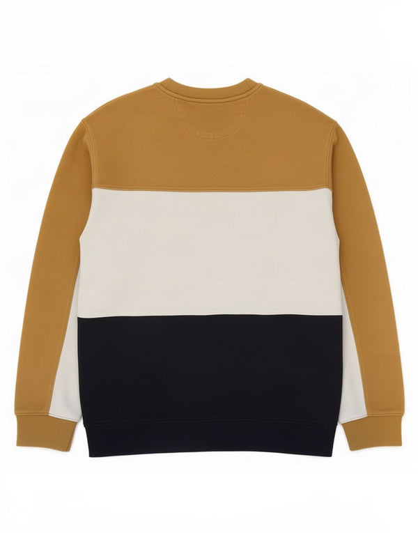 Zara Mujer Sudadera Jumper UK 40 Mediana Algodón Colorblock Multicolor