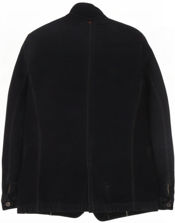 Hugo Boss Chaqueta utilitaria para hombre EU 48 Algodón azul marino mediano