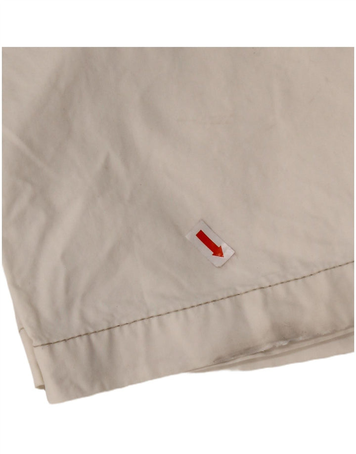 MURPHY & NYE Pantalones casuales rectos para hombre W33 L32 Algodón blanco roto