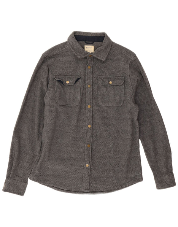 Camisa de franela para hombre de Mountain Warehouse Poliéster moteado gris medio