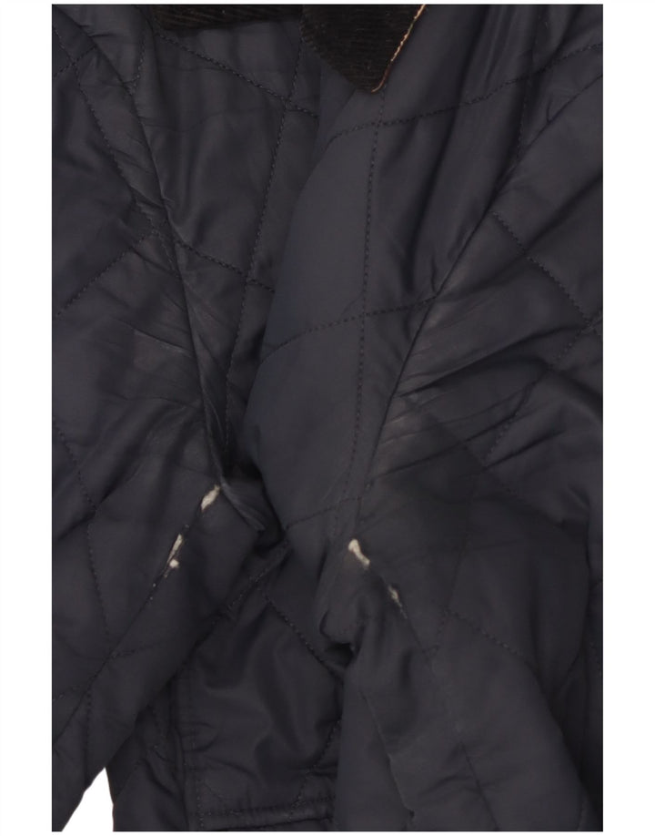 Barbour Chaqueta Acolchada Para Mujer UK 12 Medium Azul Marino