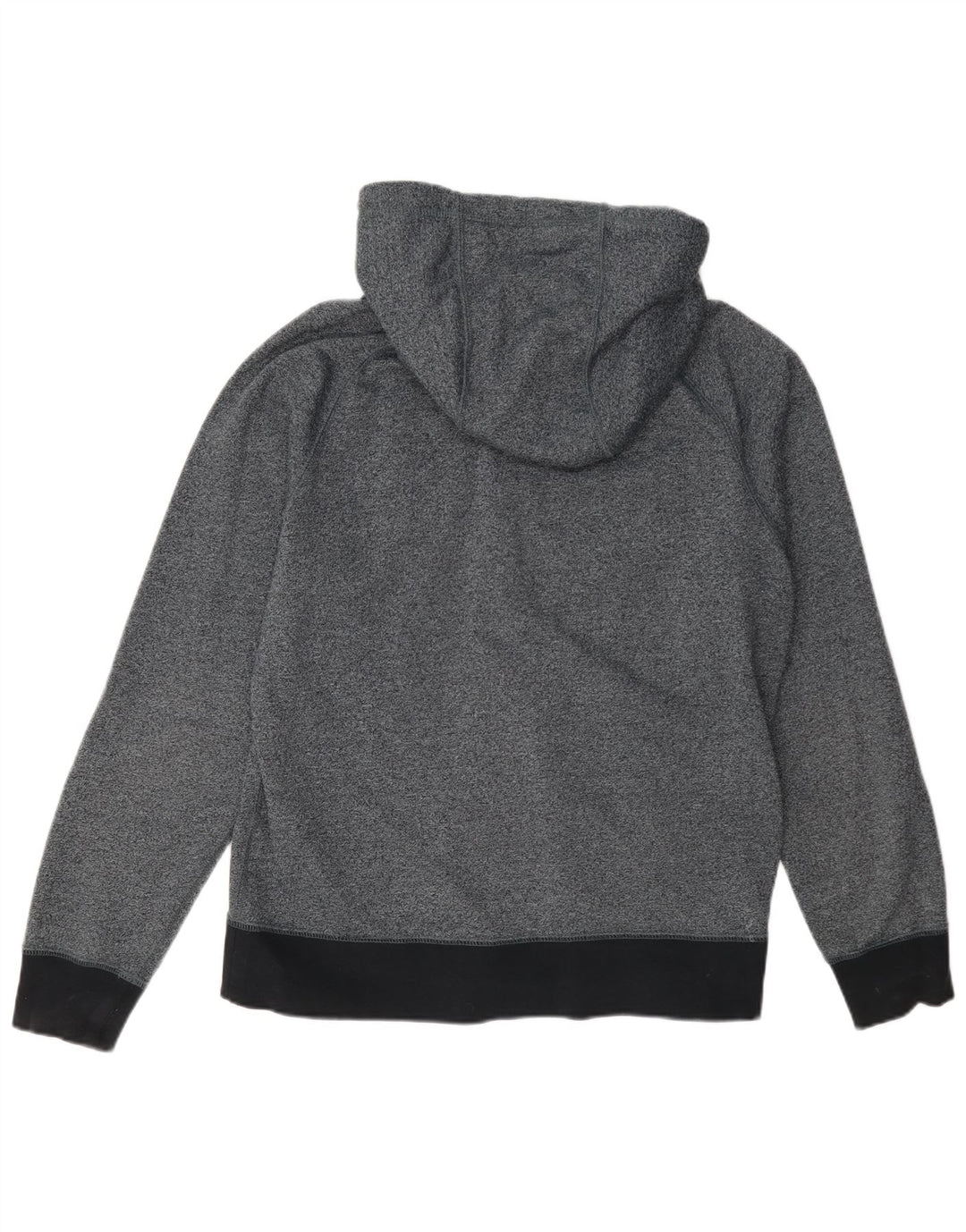 Nike - Sudadera con capucha y cremallera para hombre, algodón moteado en azul marino mediano