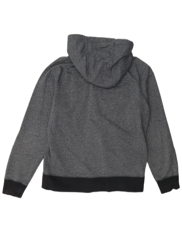 Nike - Sudadera con capucha y cremallera para hombre, algodón moteado en azul marino mediano