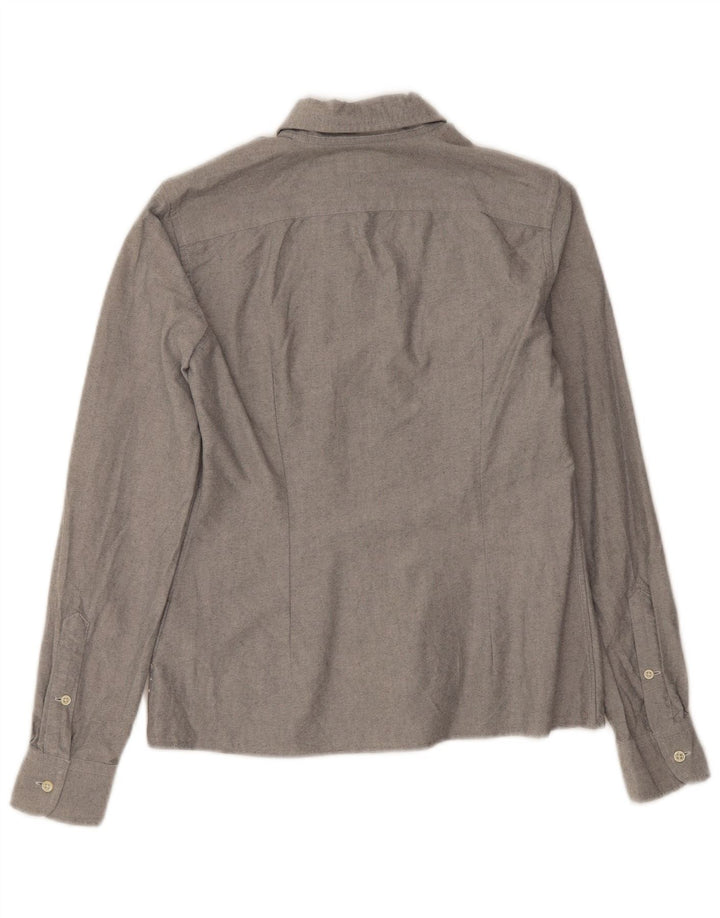 Ralph Lauren - Camisa de ajuste personalizado para hombre (algodón gris pequeño)