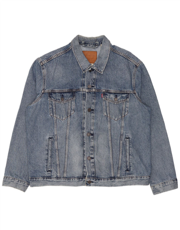 Levi's Chaqueta vaquera para hombre UK 42 XL Algodón azul