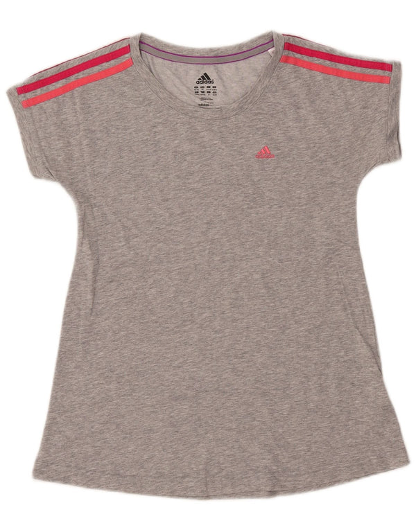 Adidas Camiseta Mujer Top UK 4/6 XS Gris Algodón