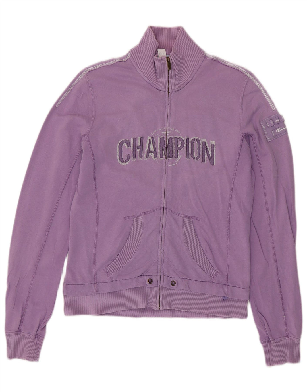 Champion Heritage Fit Chaqueta de Chándal para Mujer UK 12 Mediano Púrpura