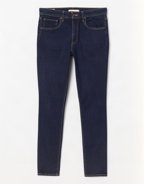 Vaqueros Levi's Mujer 721 De Tiro Alto Skinny W30 L28 Lyocell Azul Marino