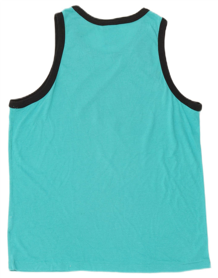 Nike Camiseta sin mangas gráfica para mujer UK 44 Azul medio