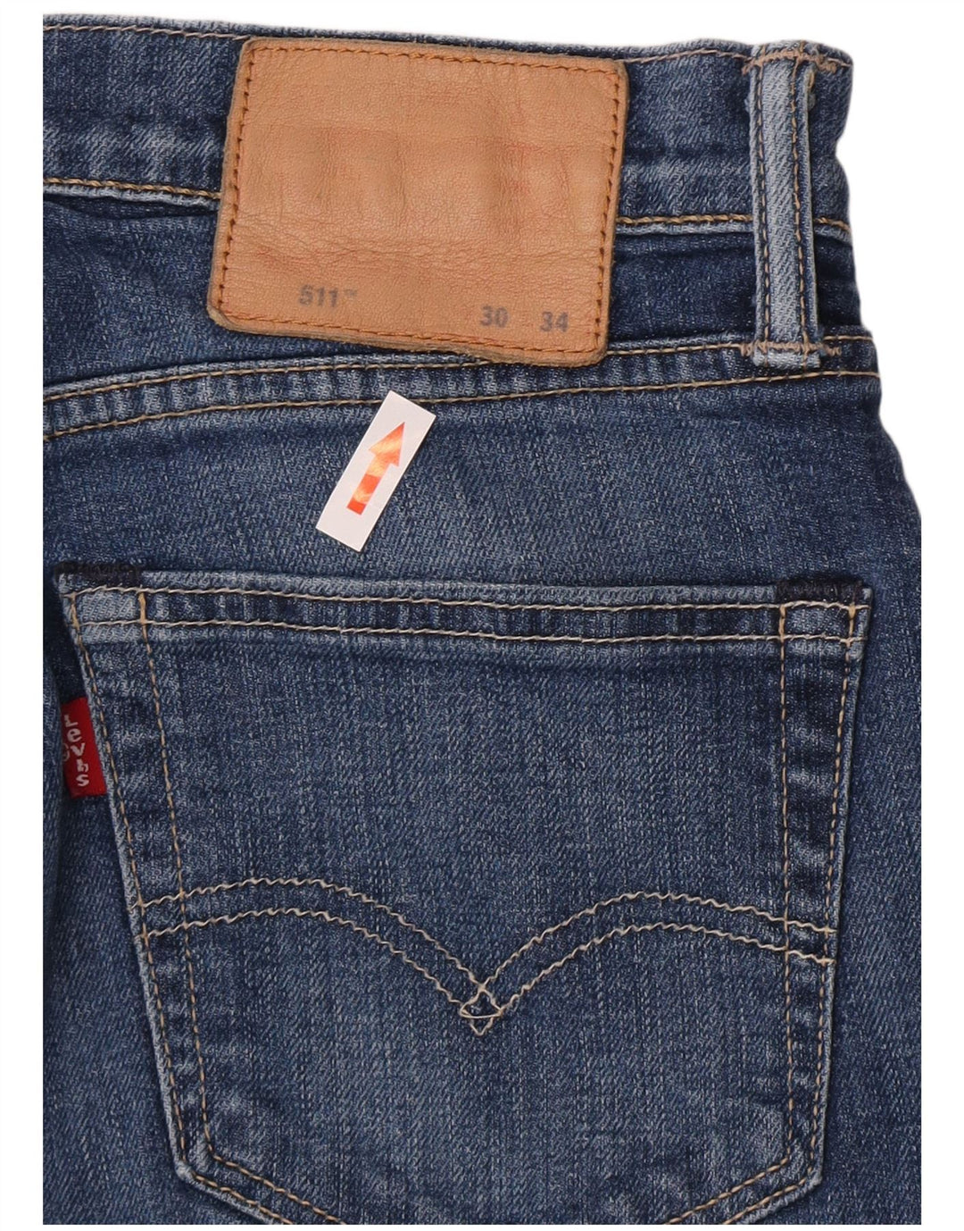 Vaqueros Levi's Mujer 511 Slim W30 L32 Algodón Azul