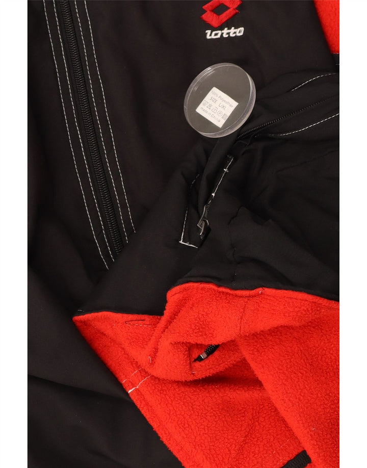 LOTTO Chaleco reversible para hombre UK 40 Large Poliéster negro