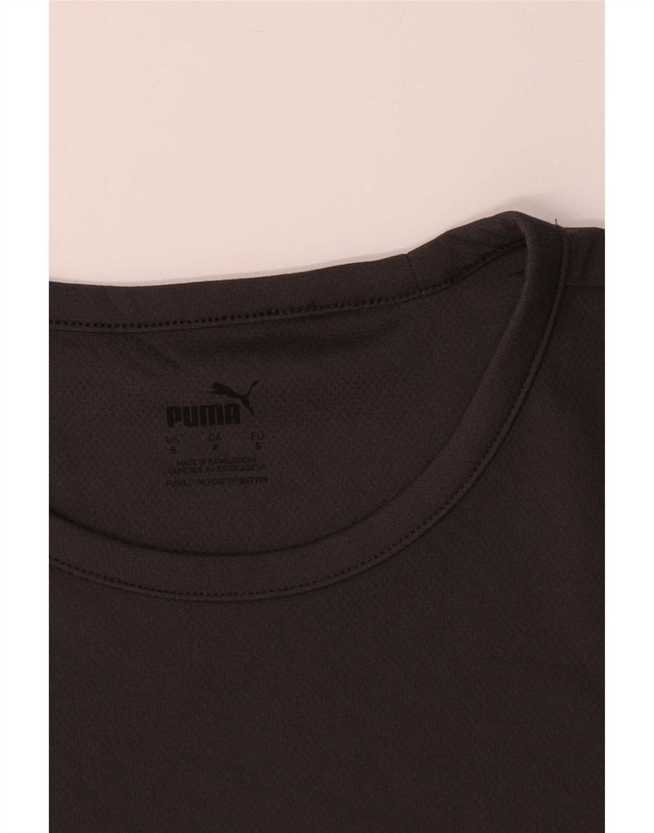 Puma Hombre Camiseta Top Small Negro Colorblock Poliéster