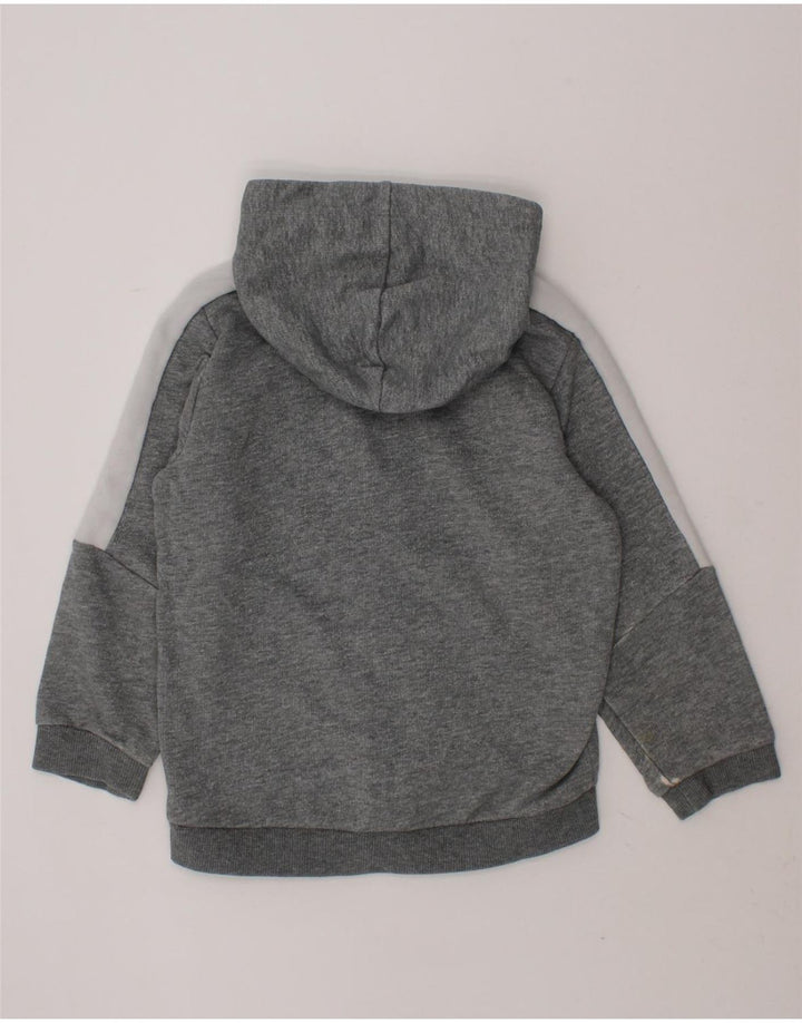 PUMA Boys Graphic Zip Hoodie Sweater 2-3 Years Grey Vintage Puma and Second-Hand Puma from Messina Hembry 