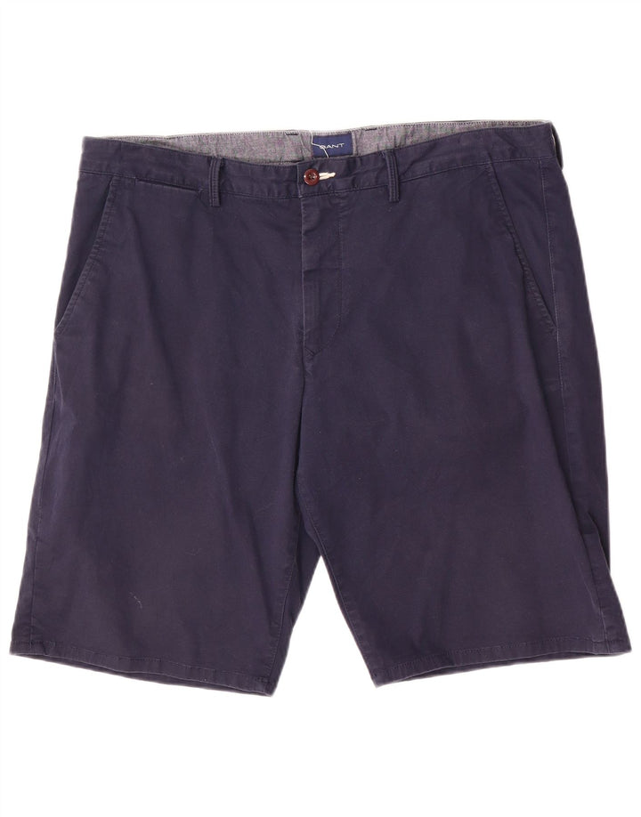 Gant Pantalones cortos chinos para hombre W36 Large Azul marino