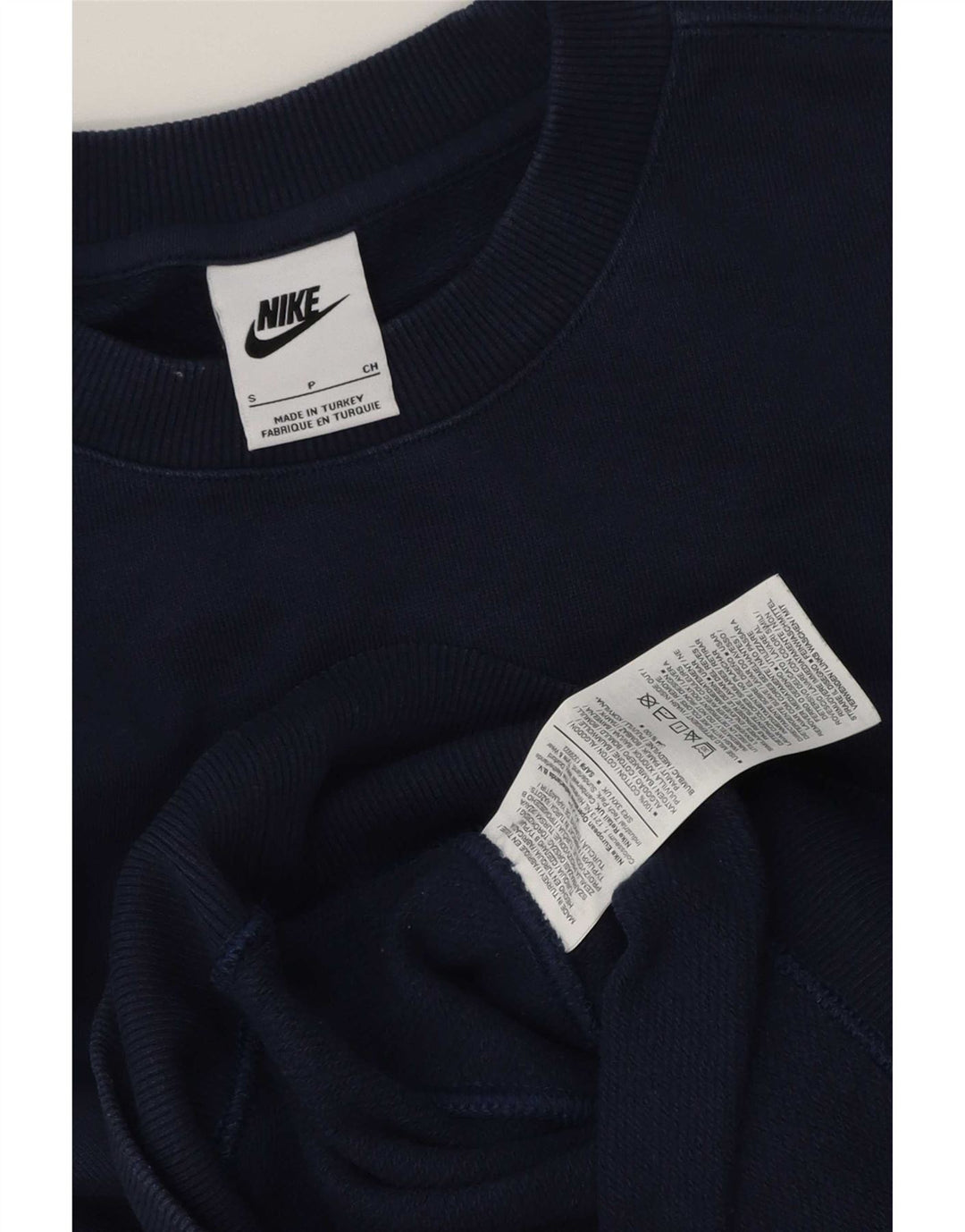 Nike Sudadera con gráfico para Hombre Jersey pequeño de algodón Azul Marino