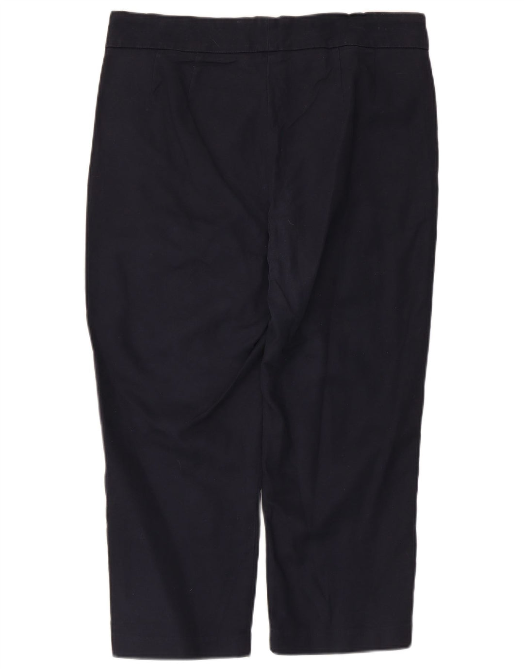 Marks & Spencer Pantalones Capri para Mujer UK 12 Medium W34 L22 Azul Marino
