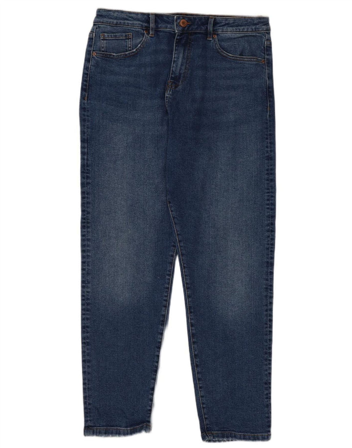 Marks & Spencer Jeans Mom Regulares Cónicos para Mujer UK 40 Medium W30 L28 Azul