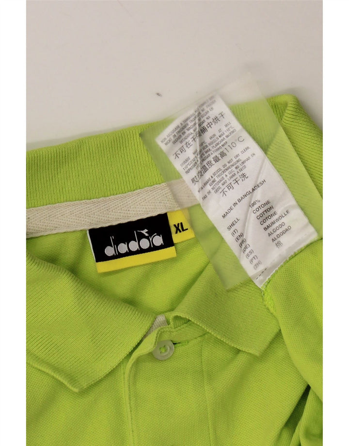 Diadora Polo Hombre XL Algodón Verde