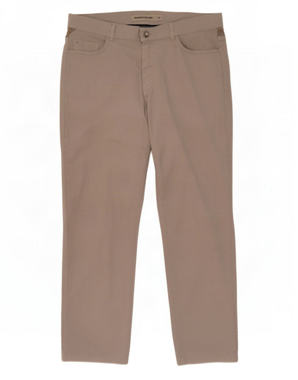 Harmont & Blaine Pantalones casuales delgados para hombre IT 52 XL W38 L31 Algodón gris