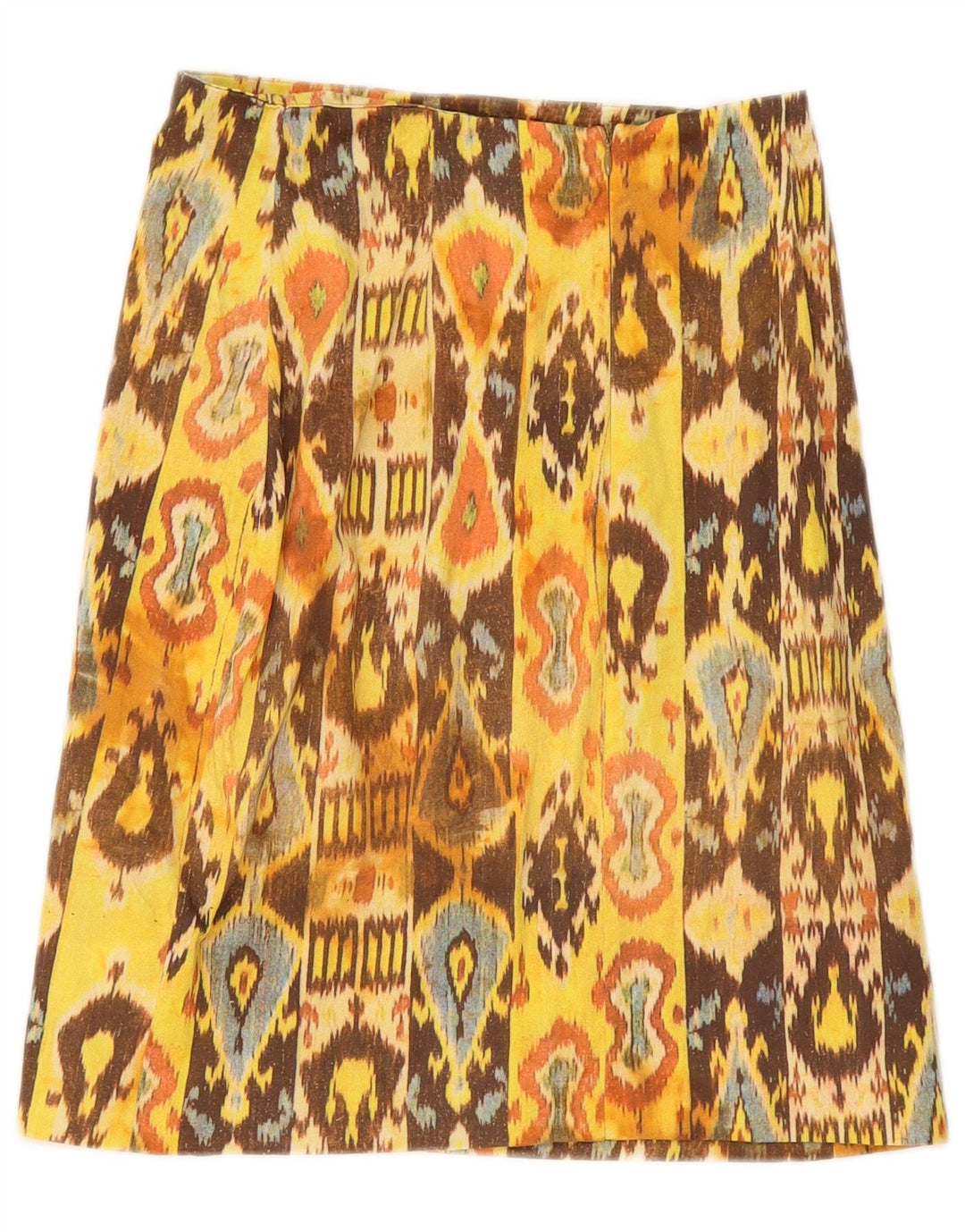 Max & Co. Falda Acampanada para Mujer W26 Small Yellow Ikat