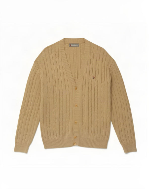 Armata Di Mare Mens Cardigan Sweater IT 54 XL Beige