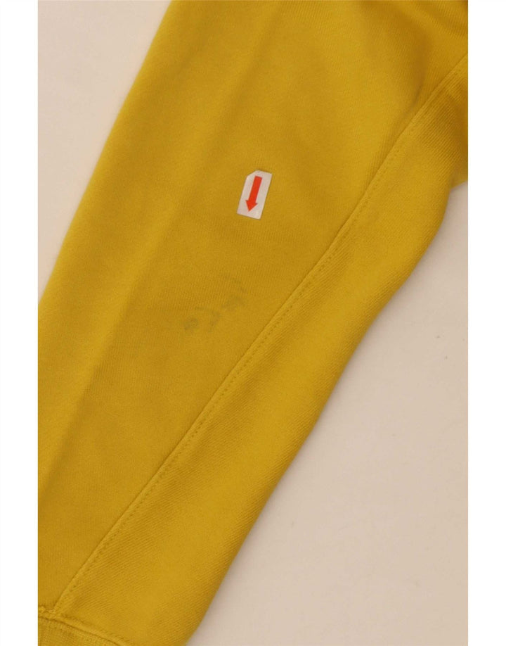 Nike - Sudadera con capucha y cremallera para hombre, algodón amarillo medio