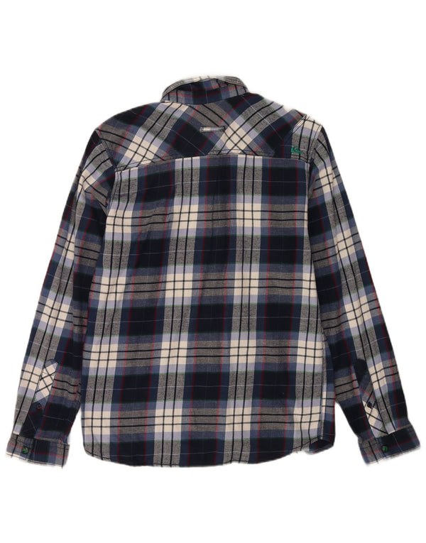Quiksilver Camisa Franela Niño 15-16 Años Cuadros Azul Marino