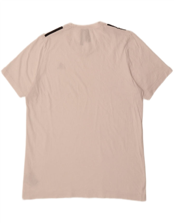 ADIDAS Mens T-Shirt Top Large White Cotton Vintage Adidas and Second-Hand Adidas from Messina Hembry 