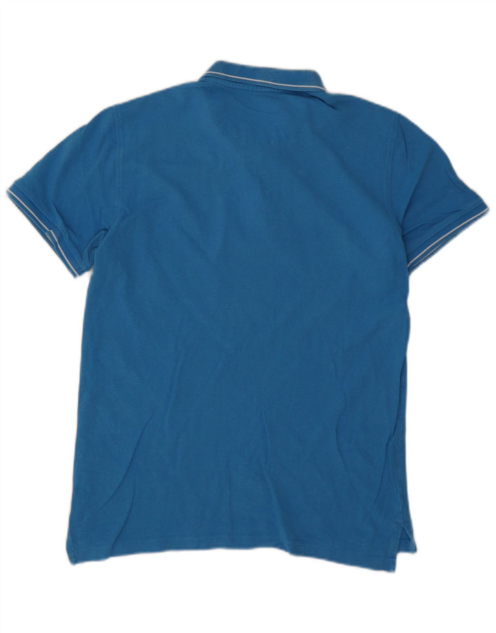 Polo Lee Para Hombre De Algodón Azul Pequeño
