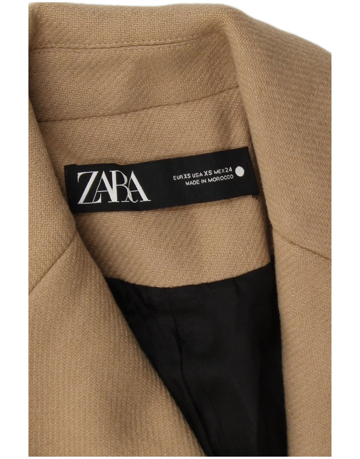 Zara Mujer Abrigo UK 6 XS Beige