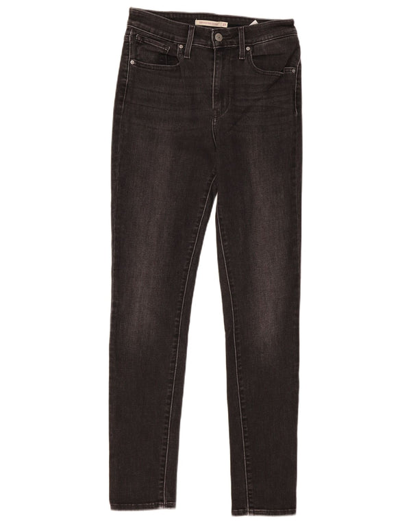 Levi's Vaqueros pitillo de talle alto 721 para mujer W27 L30 Algodón negro