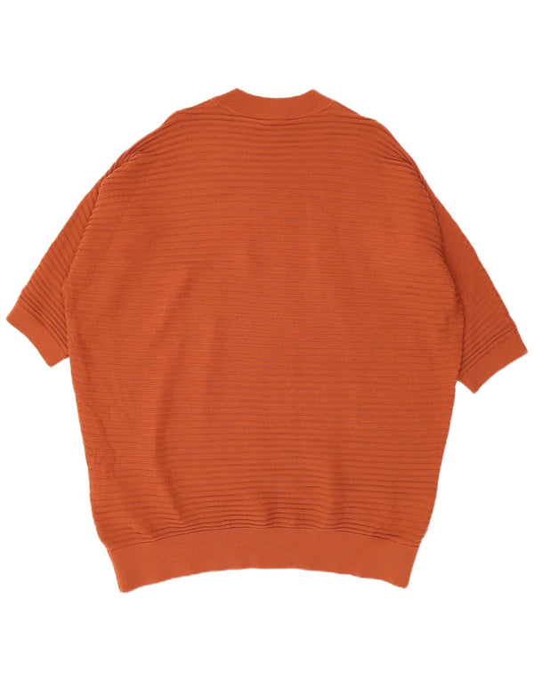 Cos Vestido tipo jersey extragrande con manga 3/4 para mujer UK 46 Lana naranja grande