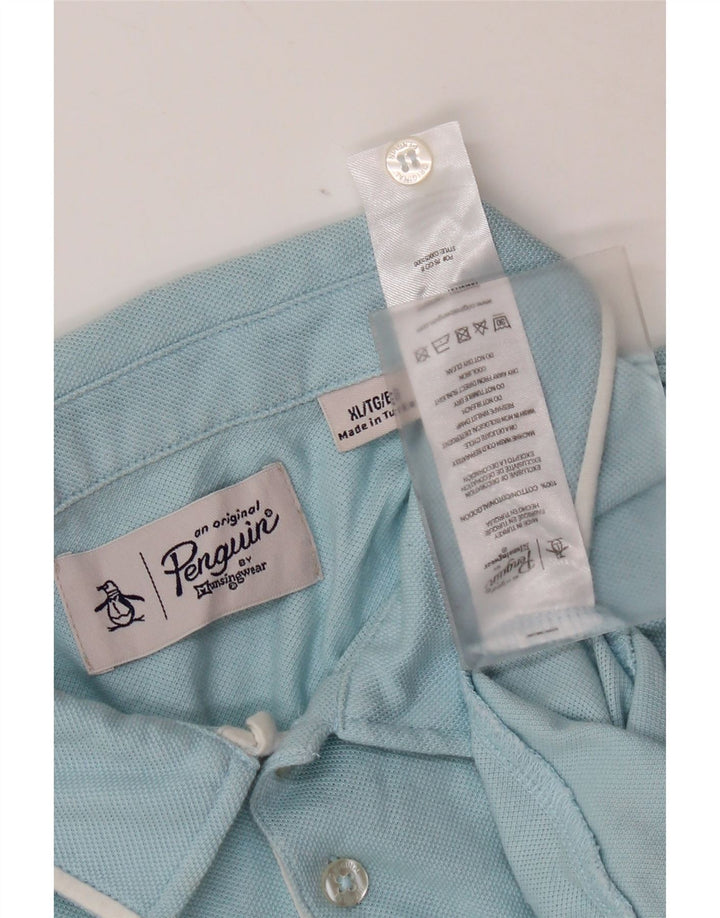 Polo Penguin Hombre XL Algodón Azul