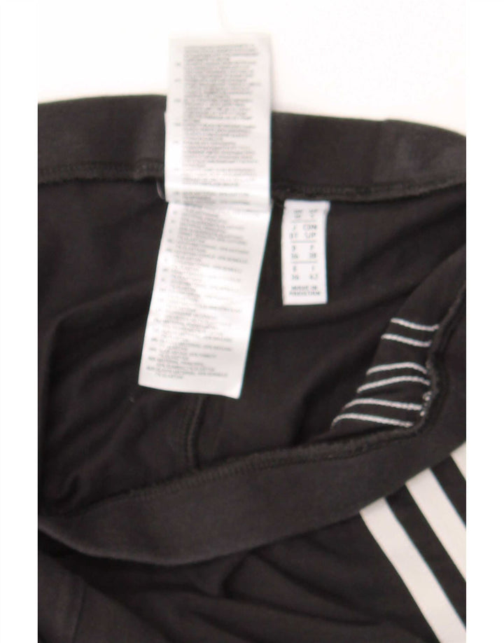 Adidas Leggings para mujer UK10 Pequeño Algodón Negro