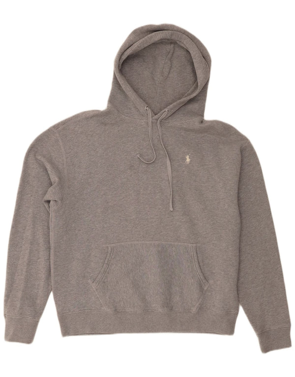 Polo Ralph Lauren - Sudadera con capucha para hombre, talla grande, color gris