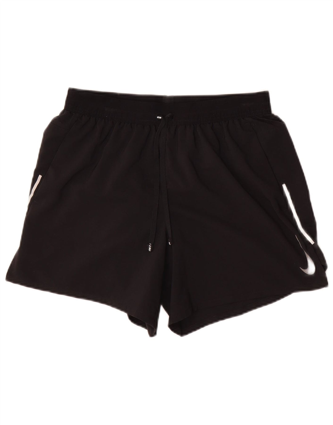 Nike Pantalones cortos deportivos Dri Fit para hombre, talla mediana, negro