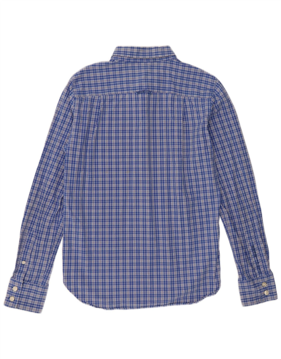Camisa Superdry Hombre De Algodón A Cuadros Azul Medio