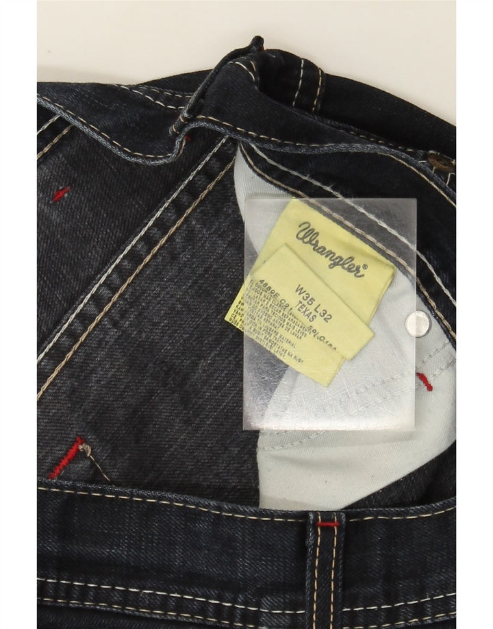 Wrangler Vaqueros rectos Texas para hombre W35 L32 Algodón azul marino