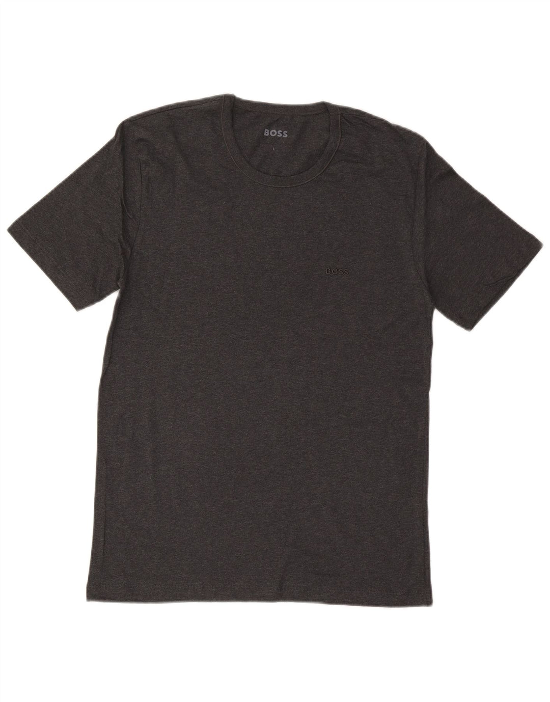 Hugo Boss Hombre Camiseta Top Grande Gris Algodón