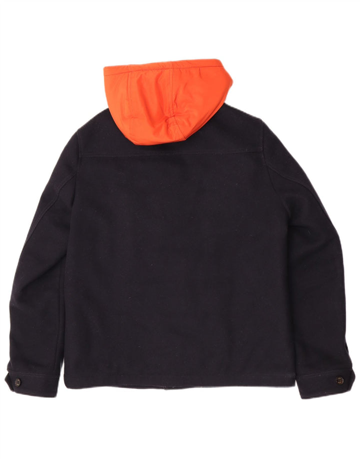 Ted Baker Chaqueta bomber con capucha para hombre Talla 3 Mediana Azul marino Colorblock