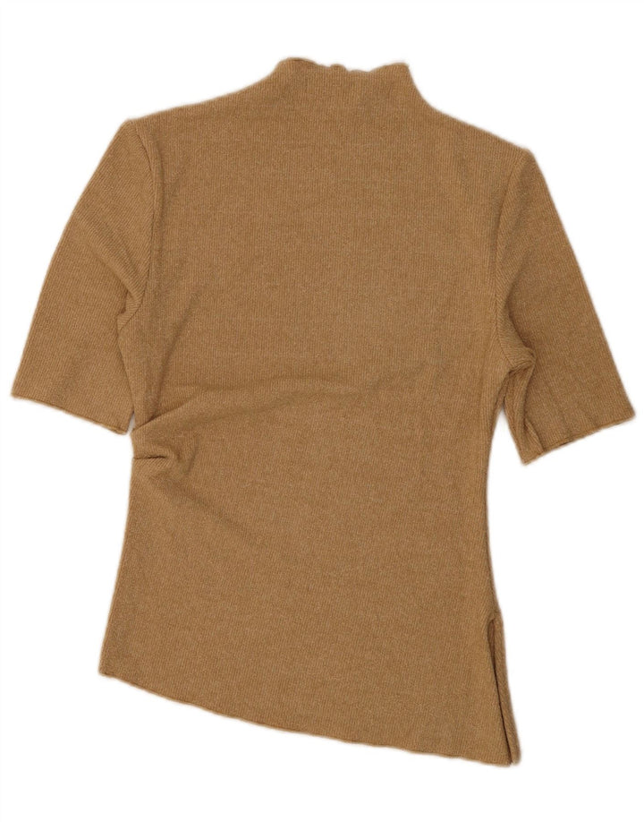 Marks & Spencer Blusa para Mujer Top UK 42 Acrílico Marrón Medio