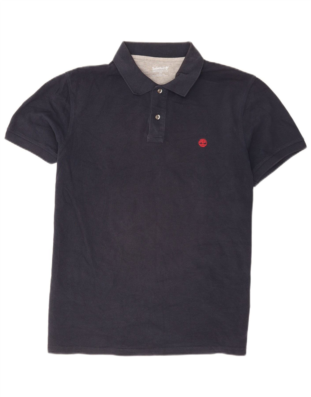 Timberland Polo para hombre grande azul marino algodón