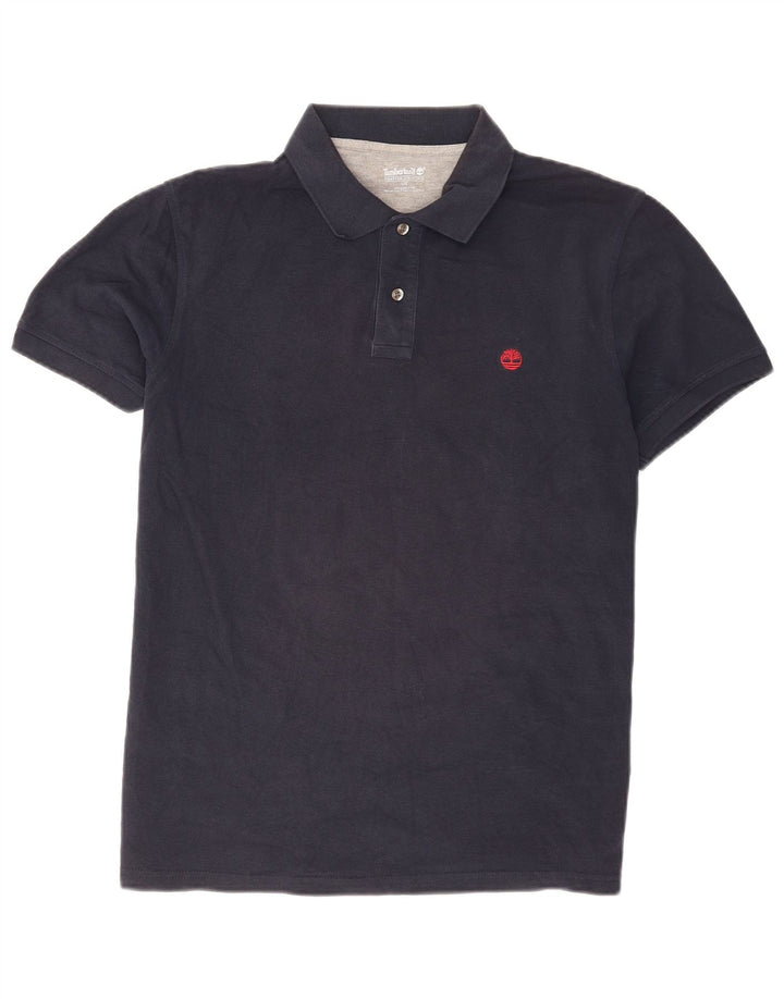 Timberland Polo para hombre grande azul marino algodón